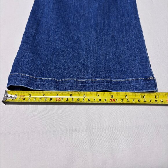 Torrid Bombshell Flare Jeans 16R Premium Stretch Blue Denim Curvy Fit Flared - Picture 13 of 13